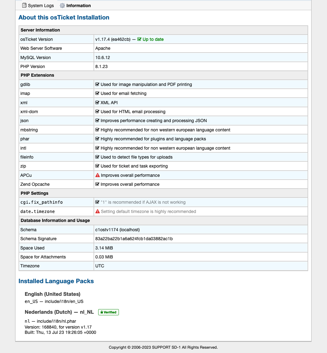 cannot error = fsockopen(): Unable to connect to (Unknown error) (errno = 0  ) - osTicket Forum