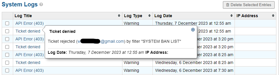 Screenshot banned? [Denied] · forum