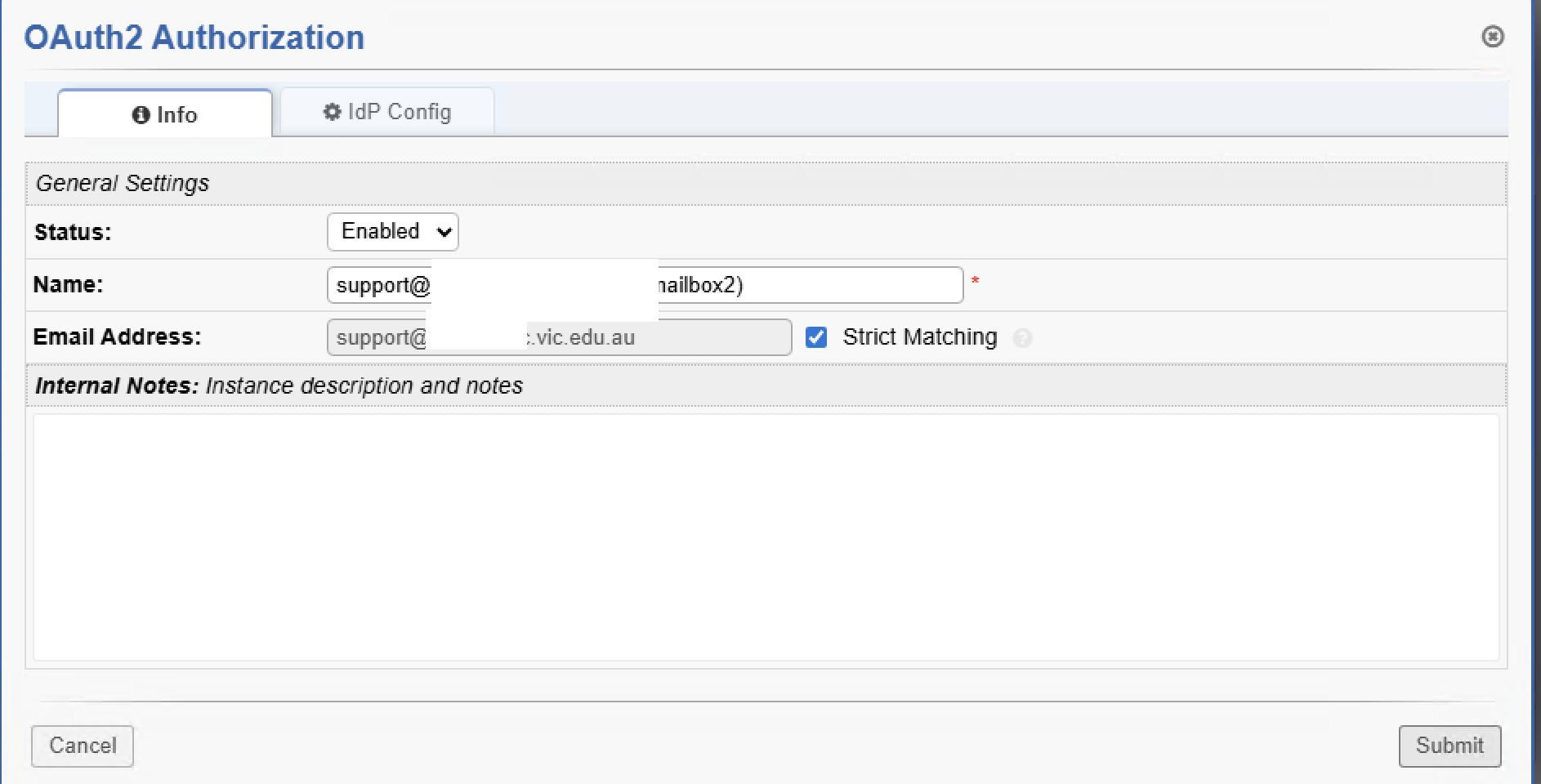 osTicket 1.18.2 Oauth Mailbox after server upgrade wont reconfigure ...