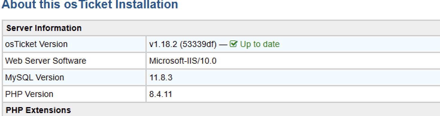 osTicket 1.18.2 Oauth Mailbox after server upgrade wont reconfigure ...