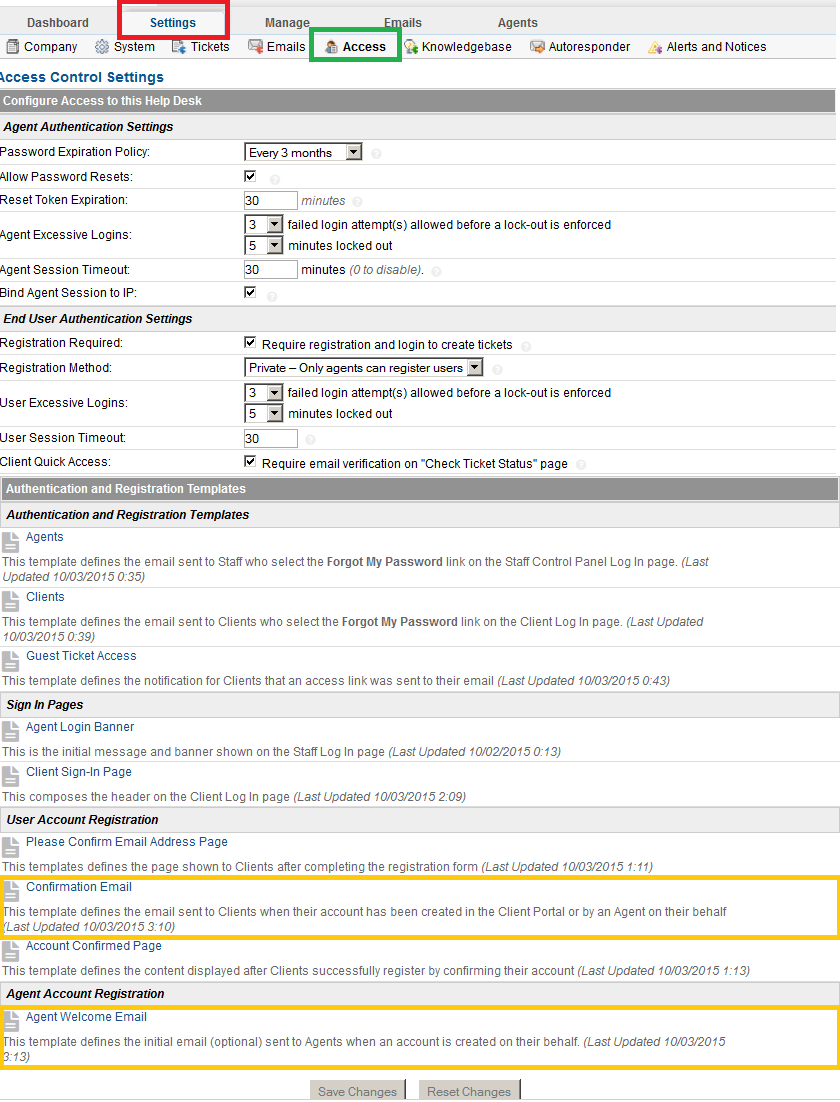 Authentication And Registration Templates Osticket Forum